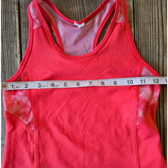 Umbro Girls Tank Top Small Pink Mesh Scoop Neck Racerback Activewear Running - Picture 7 of 8